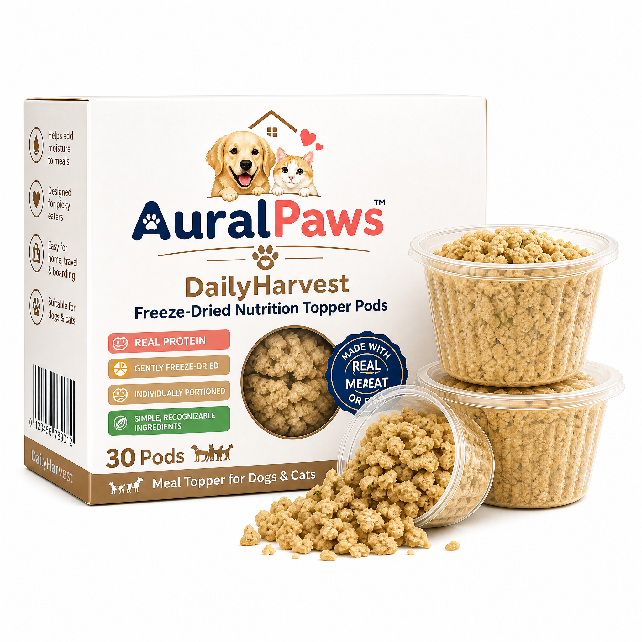 𝑨𝒖𝒓𝒂𝒍𝑷𝒂𝒘𝒔™ DailyHarvest Freeze-Dried Nutrition Topper Pods