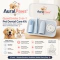 𝑨𝒖𝒓𝒂𝒍𝑷𝒂𝒘𝒔™ QuietSmile 3-in-1 Pet Dental Care Kit